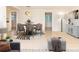 Bright dining area with modern table and chairs at 1537 Excalibur St, Holiday, FL 34690