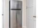 Stainless steel refrigerator in the kitchen at 1537 Excalibur St, Holiday, FL 34690