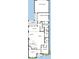 Two bedroom, two bath floor plan with open concept living areas at 28732 Rambutan Dr, Wesley Chapel, FL 33543