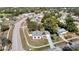 Aerial view showcasing the home's curb appeal and neighborhood at 6269 Skyline Ct, Spring Hill, FL 34606