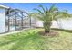 Private backyard with pool and lush lawn at 13444 Golden Lime Ave, Spring Hill, FL 34609