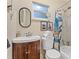 Clean bathroom with a toilet, bathtub, and shower at 2125 Dartmouth N Ave, St Petersburg, FL 33713