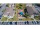 Aerial view of the playground and parking lot at The Hamptons community at 237 Thorn Tree Pl # 237, Brandon, FL 33510