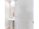 Simple, clean, pedestal sink bathroom at 3632 Bellmeade Ct, Wesley Chapel, FL 33543