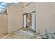 Private patio with sliding glass door access at 8014 Peach Dr, Temple Terrace, FL 33637