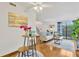 Small dining area with a bistro table and chairs, perfect for enjoying meals at 8014 Peach Dr, Temple Terrace, FL 33637