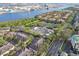 Aerial view of community near the waterway at 901 Normandy Trace Rd, Tampa, FL 33602