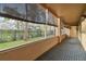 Screened porch overlooking the community at 901 Normandy Trace Rd, Tampa, FL 33602