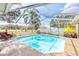 Inviting screened pool with ample surrounding space at 11403 Andy Dr, Riverview, FL 33569