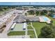 Community pool, shuffleboard, and clubhouse aerial view at 1900 59Th N Ave # 305, St Petersburg, FL 33714