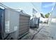 The AC Units along the side of the blue house at 2918 10Th N St, St Petersburg, FL 33704
