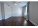 Bright bedroom with hardwood floors, white trim and a ceiling fan at 2918 10Th N St, St Petersburg, FL 33704