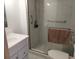 Clean bathroom with shower and vanity at 164 Colonial Ct # 19, Palm Harbor, FL 34684