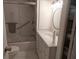 Updated bathroom with a large shower and vanity at 164 Colonial Ct # 19, Palm Harbor, FL 34684
