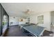 Community game room with ping pong table and ceiling fan at 211 S Mcmullen Booth Rd # 189, Clearwater, FL 33759