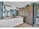 Spa-like bathroom with double vanity and large cabinets at 226 5Th N Ave # 706, St Petersburg, FL 33701