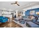 Spacious living room featuring hardwood floors and ample natural light at 226 5Th N Ave # 706, St Petersburg, FL 33701