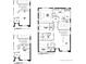 Second floor plan highlights bedrooms and bathrooms at 3209 W Bay Vista Ave, Tampa, FL 33611