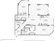 Floor plan showing a condo unit with two bedrooms and two bathrooms at 1651 Sand Key Estates Ct # 52, Clearwater, FL 33767
