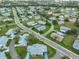 Wide aerial view of the community at 2318 Grenoble Pl, Sun City Center, FL 33573