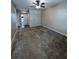 Large living room with ceiling fan and window at 1910 E Palm Ave # 13102, Tampa, FL 33605