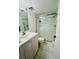 Bathroom features a shower/tub combo and updated vanity at 2060 Marilyn St # 239, Clearwater, FL 33765