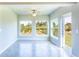Bright Florida room with sliding glass doors leading to the backyard at 285 Porto Alegre St, Punta Gorda, FL 33983