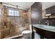 Updated bathroom with a walk-in shower and modern vanity at 4237 Dr Martin Luther King Jr N St, St Petersburg, FL 33703