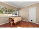 Cozy dining area with tile floors and a view of the backyard at 4237 Dr Martin Luther King Jr N St, St Petersburg, FL 33703