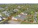 Aerial view showing the home's location and lot size within the neighborhood at 811 Grove Park Ave, Tampa, FL 33609