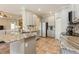 Modern kitchen with granite countertops and stainless steel appliances at 1433 Emerald Hill Way, Valrico, FL 33594