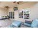 Relaxing lanai with seating area and view at 1433 Emerald Hill Way, Valrico, FL 33594