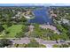 Aerial view of waterfront homes and a park at 1757 New Hampshire Ne Ave, St Petersburg, FL 33703