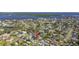 Aerial view of a single Gathering home at 1757 New Hampshire Ne Ave, St Petersburg, FL 33703