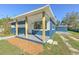 Newly renovated home with blue exterior and modern porch at 3005 N 39Th St, Tampa, FL 33605