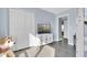 Bedroom with a TV and built-in storage at 9000 Commodore Dr # 401, Seminole, FL 33776