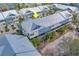 Aerial view showcasing the location of the property at 94 The Cove Way, Indian Rocks Beach, FL 33785