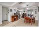 Well-lit dining area adjacent to kitchen at 15133 Harding Ave, Clearwater, FL 33760