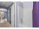 Bathroom with a bathtub and shower at 2102 Deltona Blvd, Spring Hill, FL 34606