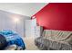 Bedroom with a comfortable sofa bed and plenty of closet space at 2102 Deltona Blvd, Spring Hill, FL 34606