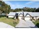Charming single-story home featuring a well-manicured lawn and inviting curb appeal at 3499 Cedar Ln, Palm Harbor, FL 34684