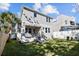 Two-story house with gray siding and backyard at 3612 W Renellie Cir, Tampa, FL 33629