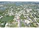 Aerial view showing home and lake at 1960 Union St # 25, Clearwater, FL 33763