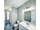 Updated bathroom with new vanity, toilet, and bathtub at 1960 Union St # 25, Clearwater, FL 33763