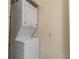 Stackable washer and dryer in a convenient laundry closet at 2333 Feather Sound Dr # B101, Clearwater, FL 33762
