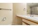 Simple bathroom with a vanity and mirror at 2333 Feather Sound Dr # B101, Clearwater, FL 33762