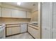 Clean kitchen with white cabinets and a stainless steel sink at 2333 Feather Sound Dr # B101, Clearwater, FL 33762