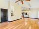 Spacious living area featuring hardwood floors and an open floor plan at 364 Terrace Rd, Tarpon Springs, FL 34689