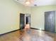 Bright bedroom with tile floors and ceiling fan at 364 Terrace Rd, Tarpon Springs, FL 34689