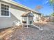 Grey chicken coop in the backyard at 364 Terrace Rd, Tarpon Springs, FL 34689